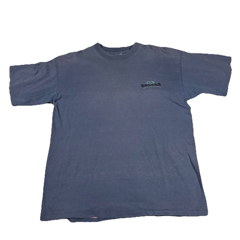 Vintage 90s Gotcha T-shirt‎ Single Stitch Men's L Made In USA Surf Skate 1995